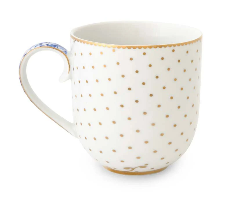 Pip Studio Mokken - Royal - Wit - 200ml - Set van 2
