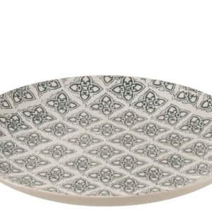Plaat Decoratieve Kousa Porselein Blauw/Wit