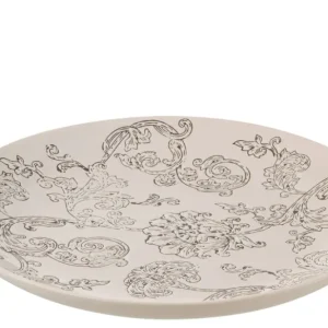 Plaat Decoratieve Zen Porselein Wit/Zwart