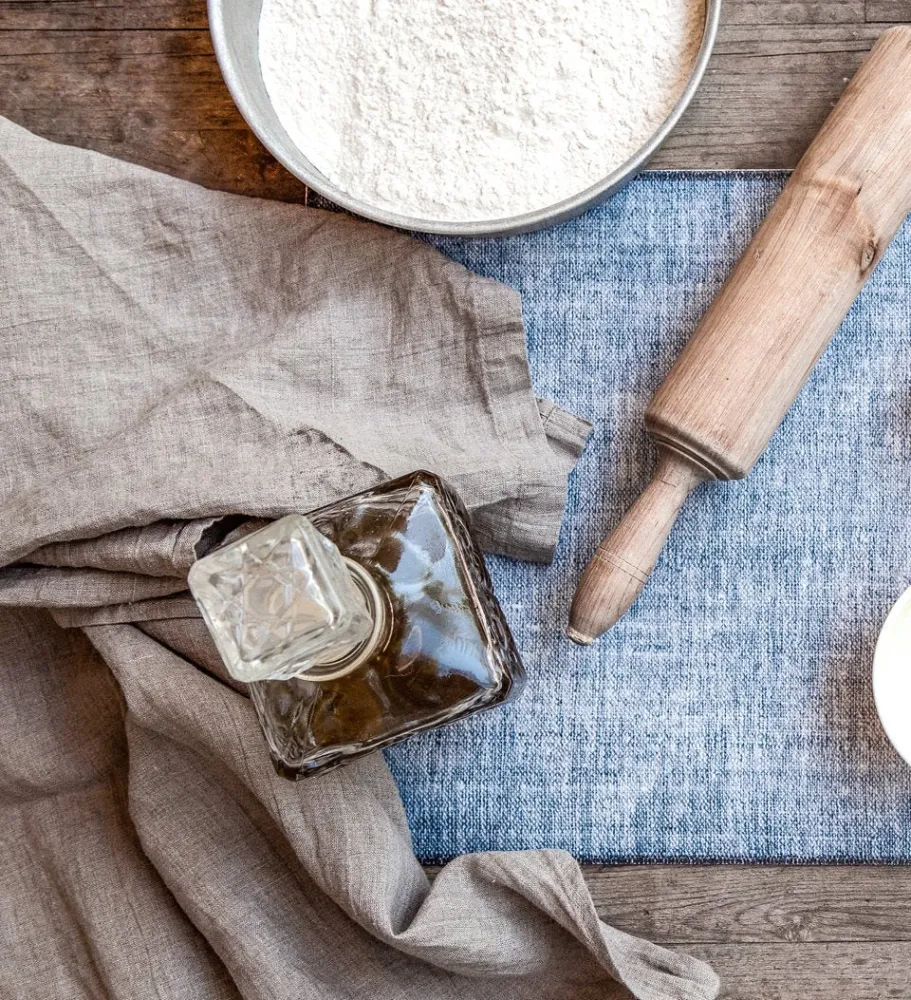 Placemat Linen Blauw