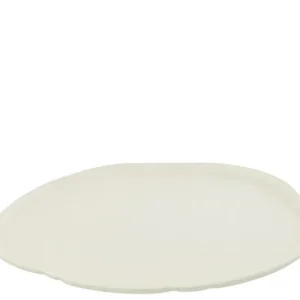 Plank Ronde Aluminium Wit Middelgroot