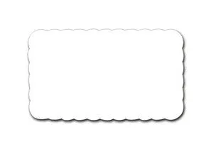 Plateaupapier RH13x22 wit 1000 st. -