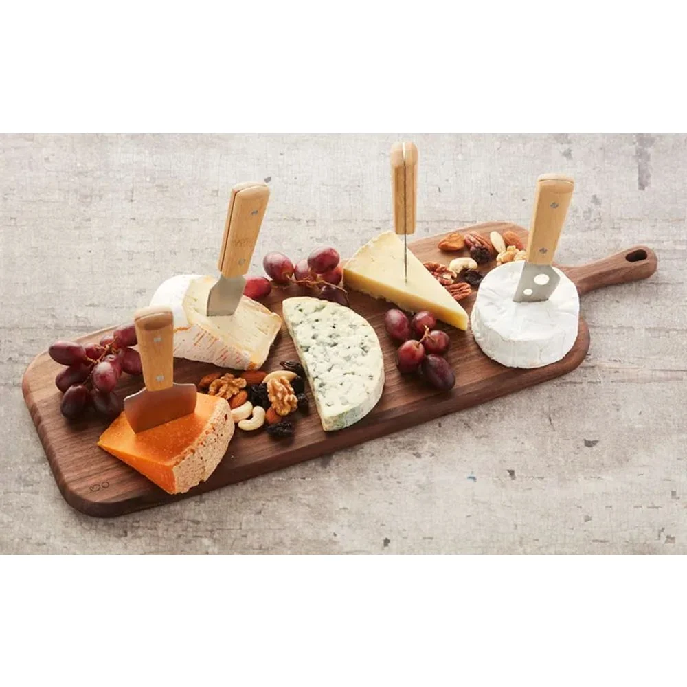 Point Virgule Serveerplank uit walnoot met handvat 37x16.5cm FSC®