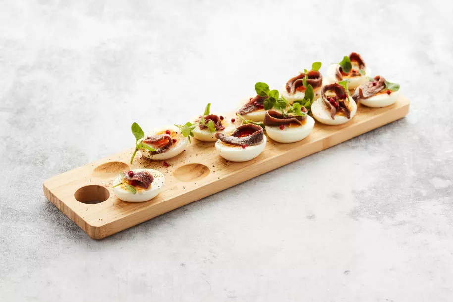 Serveerplank tapas/gevulde eieren uit bamboe FSC® Pointvirgule