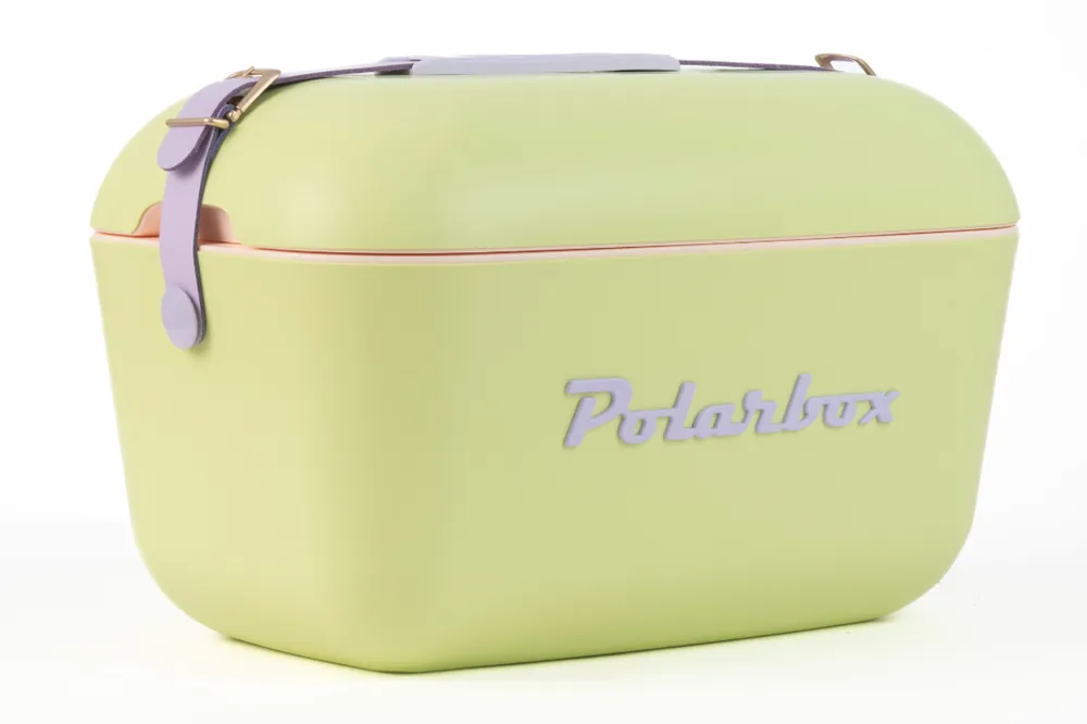Polarbox Koelbox met Schouderband - Lime Lilac - 12 Liter