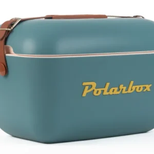 Polarbox Koelbox met Schouderband - Marineblauw Mustard - 12 Liter