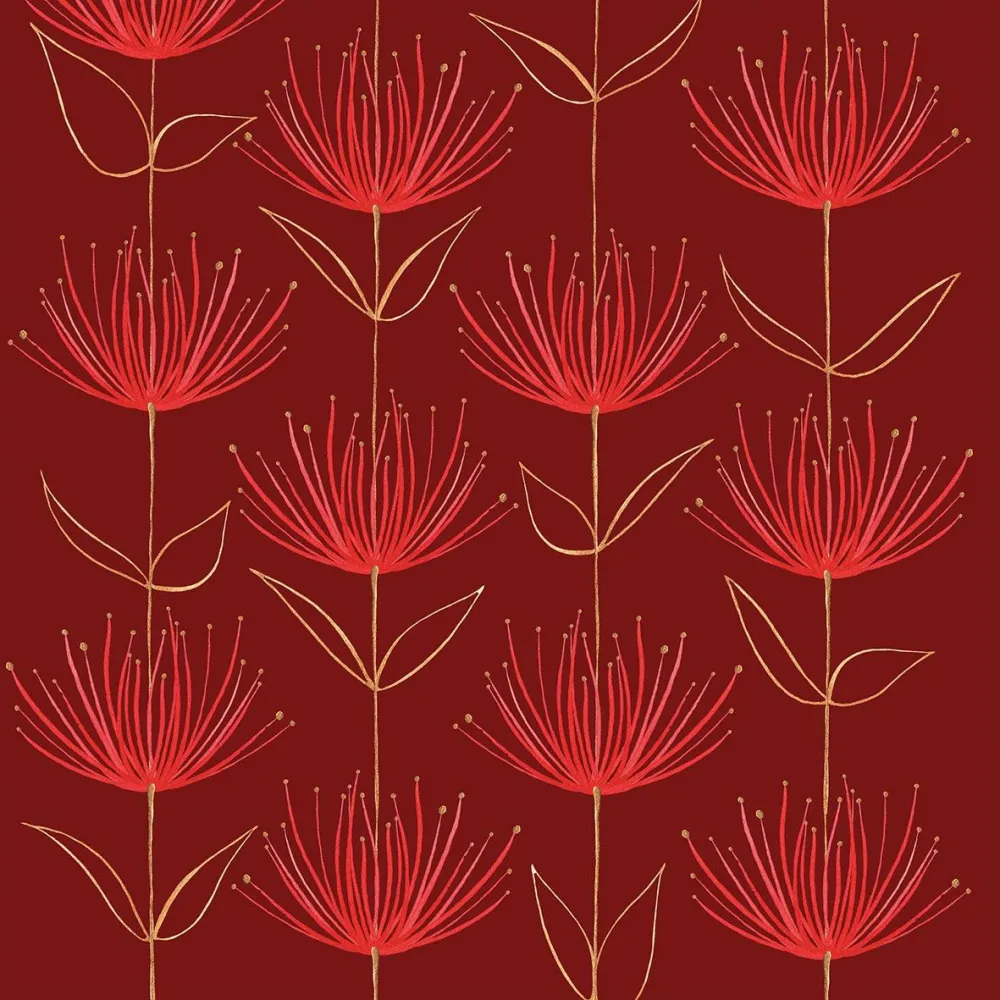 PPD 1333372 Serviet 33x33 Flowers on fire