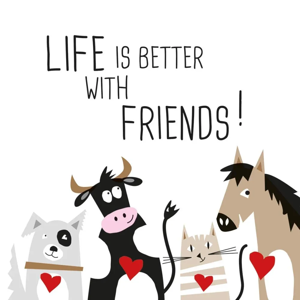 PPD Friends Napkin 33x33
