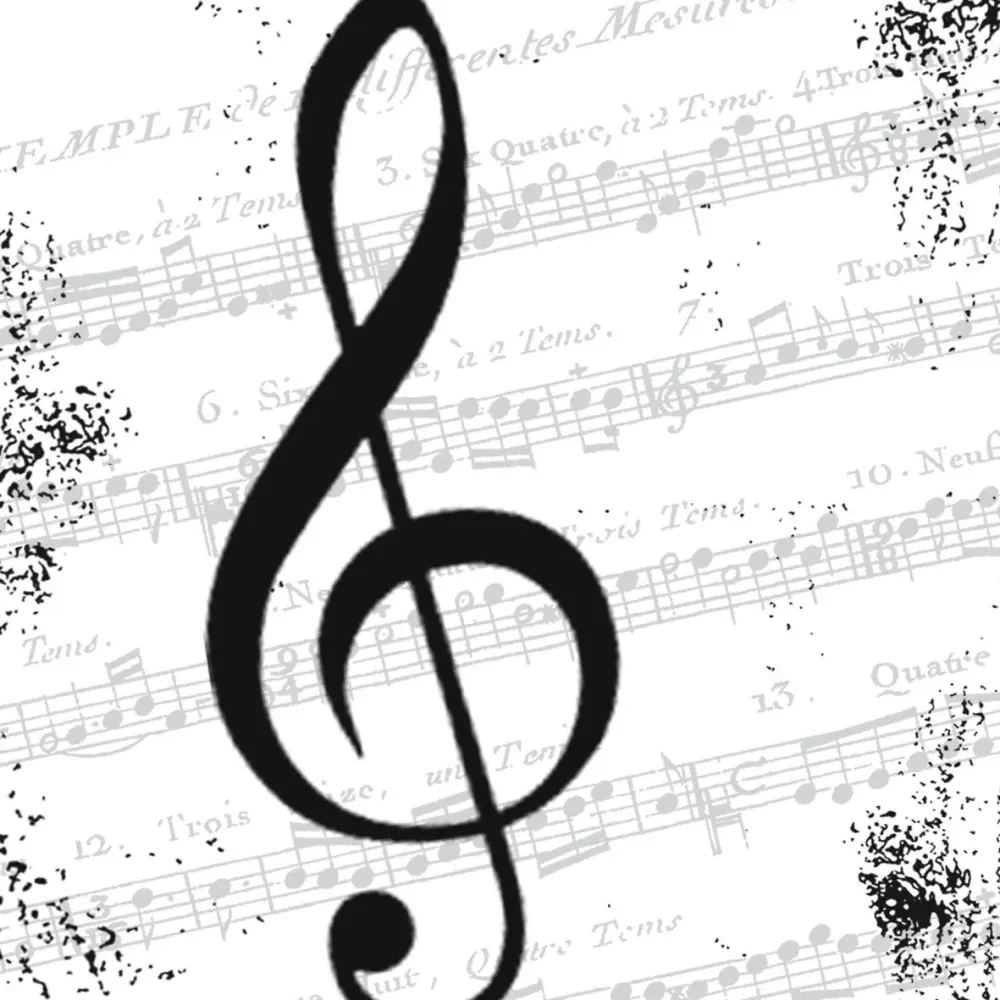PPD I Love Music 25x25 cm