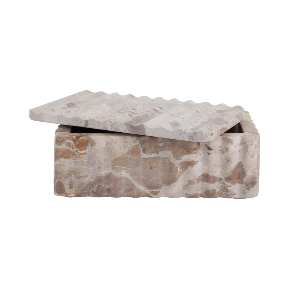 Present Time schaal Rectangle - bruin - 22x13x8cm