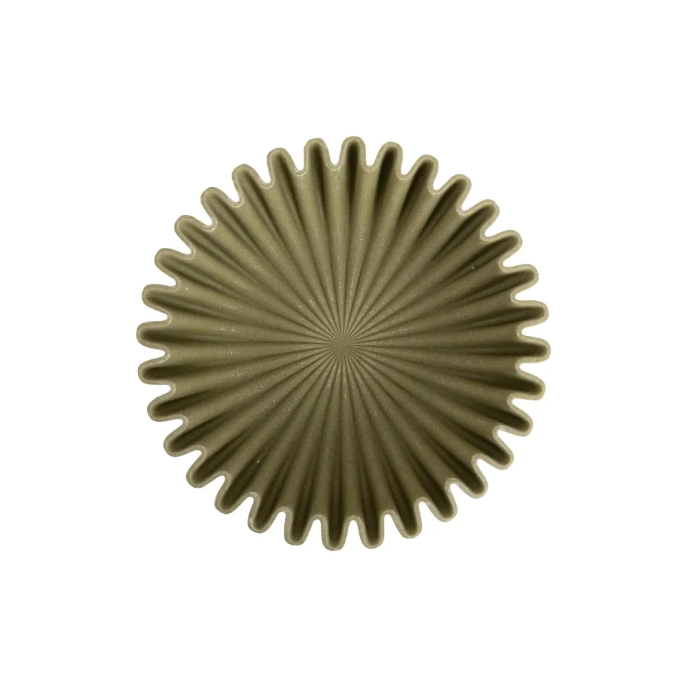 Present Time schaal Wave - groen - Ø30cm