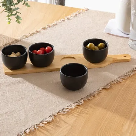 Apero schaal met 4 potjes PRIFIX shop
