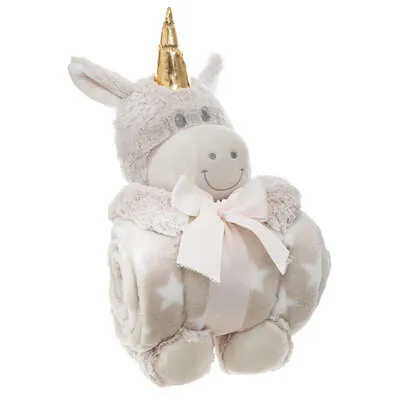 kinder plaid met unicorn knuffel PRIFIX shop