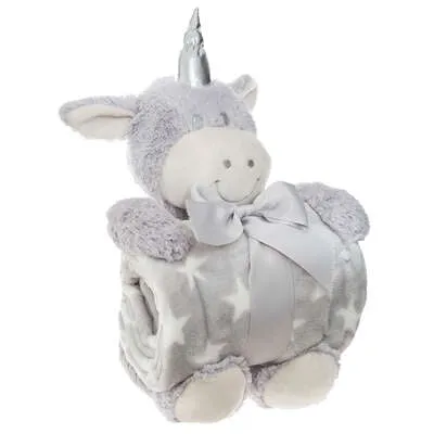 kinder plaid met unicorn knuffel PRIFIX shop