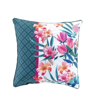 Kussen flowers blauw 40x40cm PRIFIX shop
