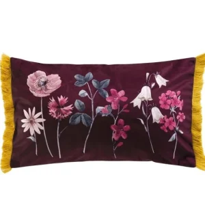 Kussen velours bella bloemen PRIFIX shop