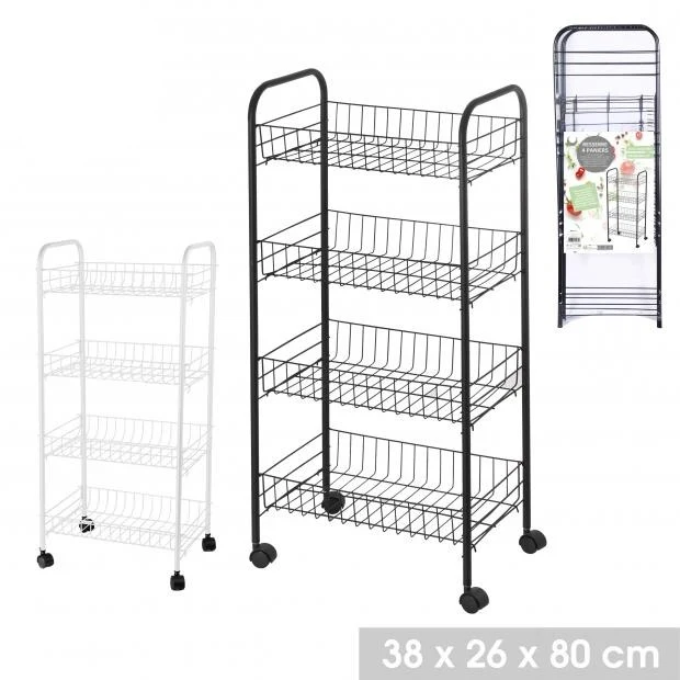 Opberg rekje 4 mandjes PRIFIX shop
