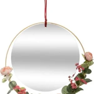 Ronde spiegel poezie bloemen PRIFIX shop