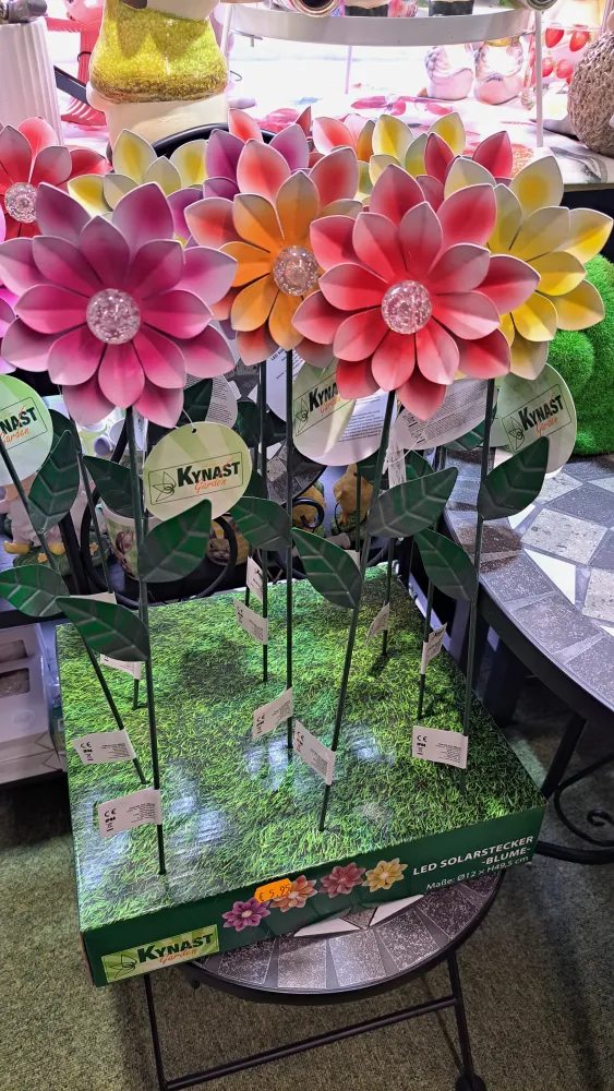 Solar tuinverlichting metalen bloem H50cm PRIFIX shop