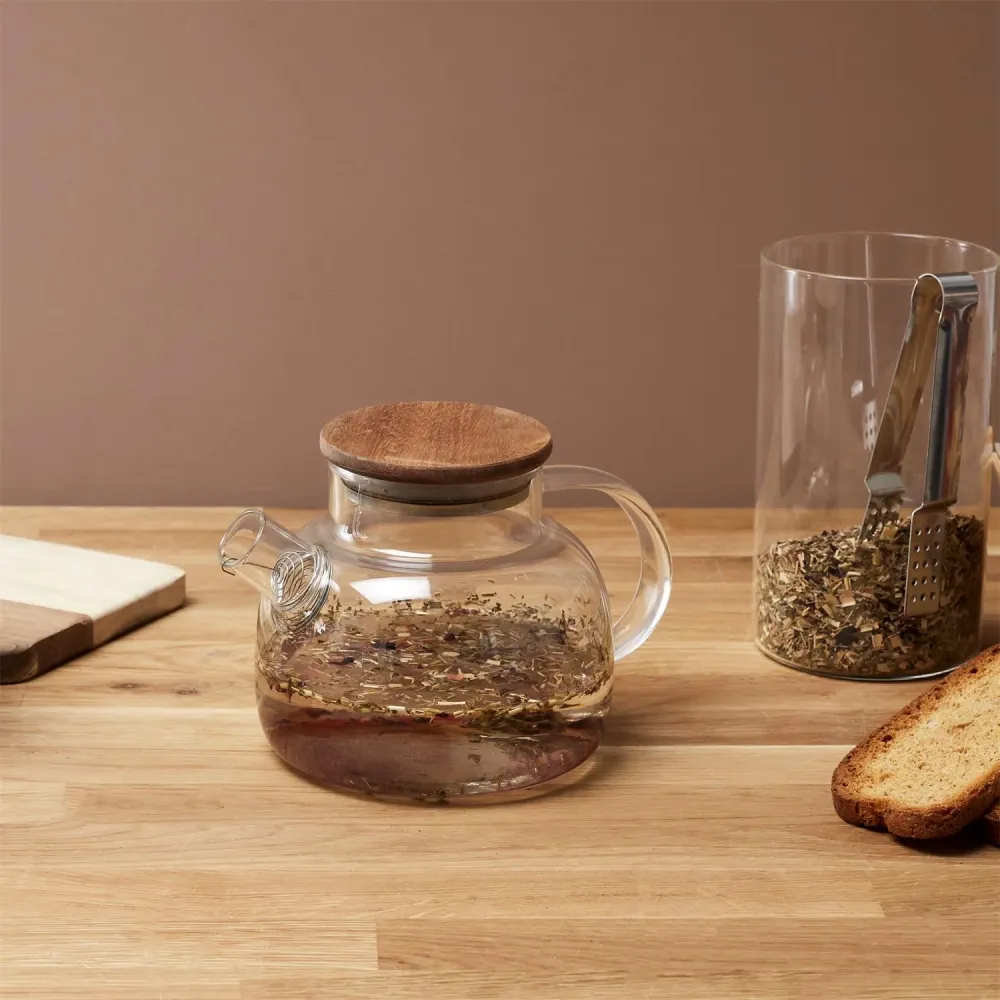 Theepot 0.9l glas PRIFIX shop