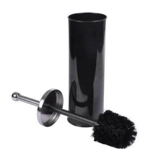 Toiletborstel met houder zwart PRIFIX shop