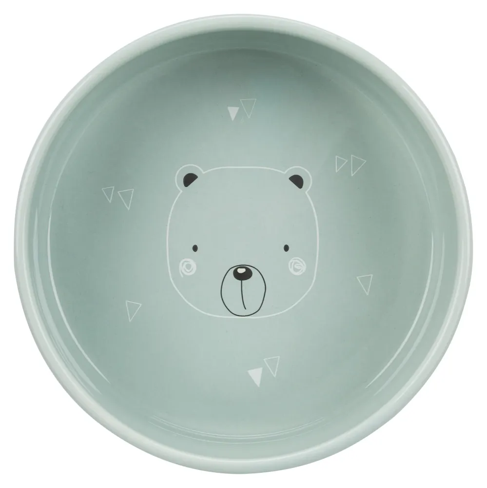 Voederbak porselein Happy 3 kleuren PRIFIX shop