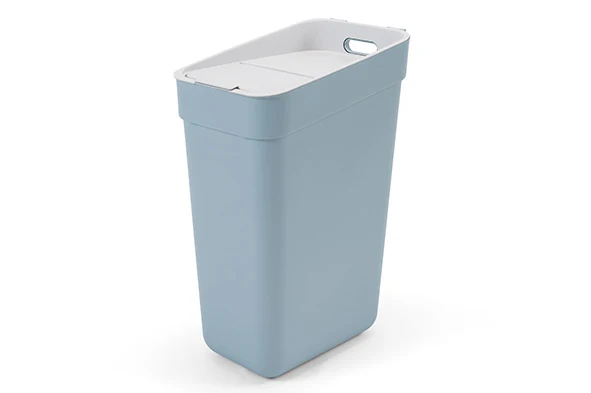 Vuilbak 30l blauw muntgroen PRIFIX shop