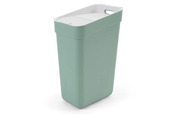 Vuilbak 30l blauw muntgroen PRIFIX shop