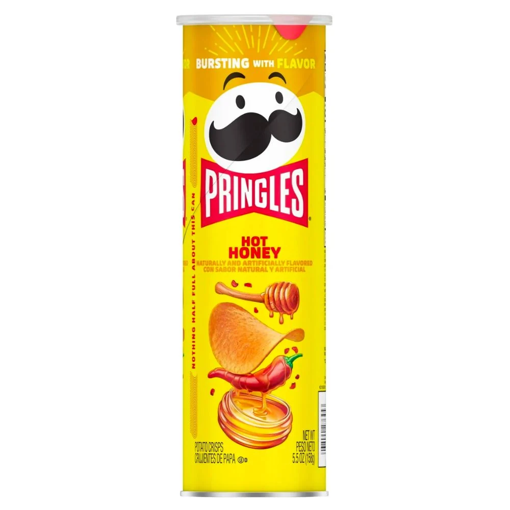 Pringles Hot Honey, pittige honingchips van 156g
