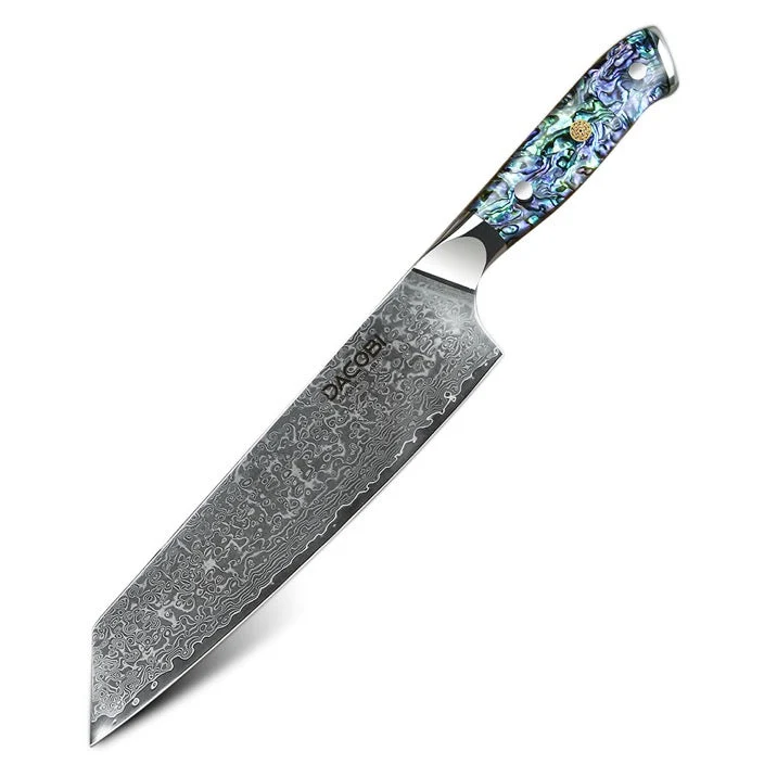 Professioneel Kiritsuke mes C24, Damascus staal 67 lagen