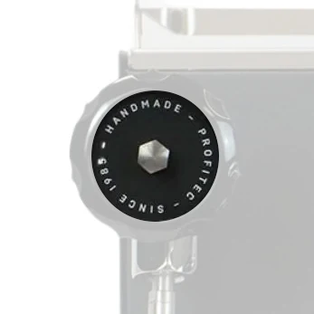 Profitec Kraan plaatje Pro400 Mat Zwart - PER STUK Profitec Espresso