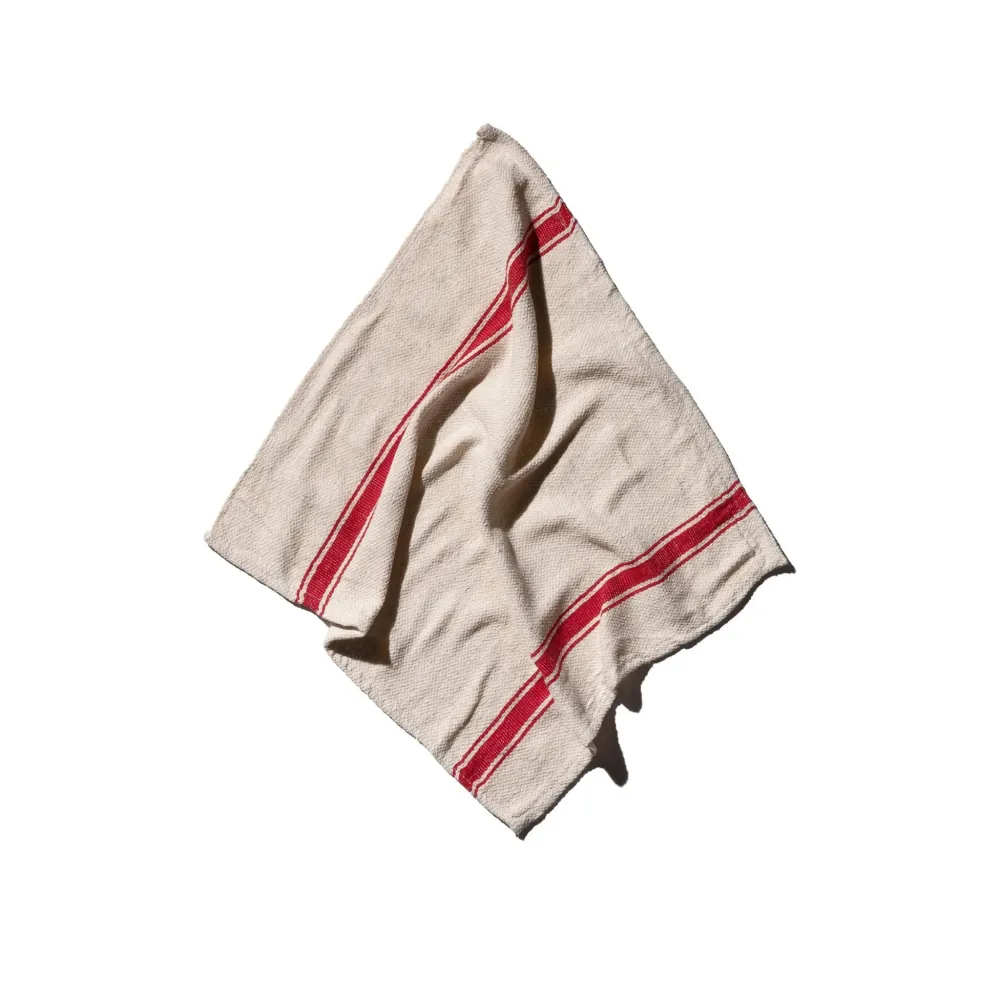 Puebco India Theedoek Rood 60/60