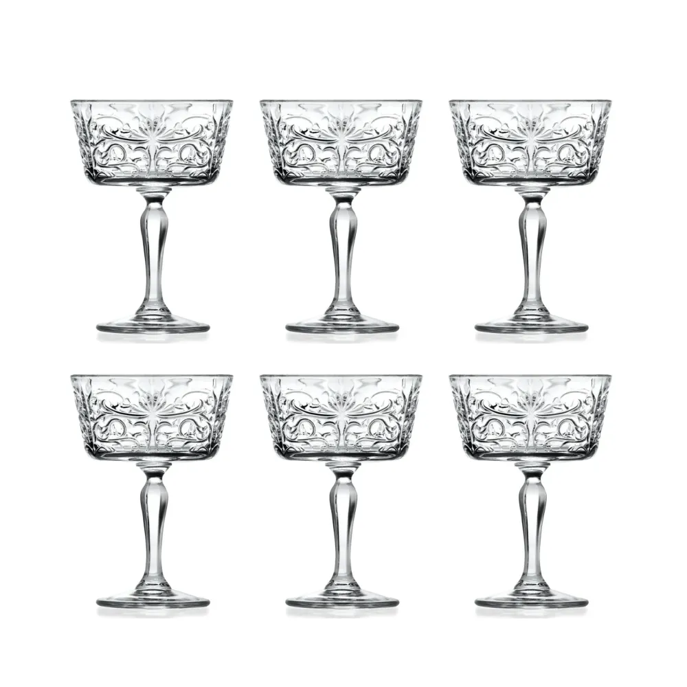 RCR Tattoo Champagneglas 27 cl - Doos 6 stuks