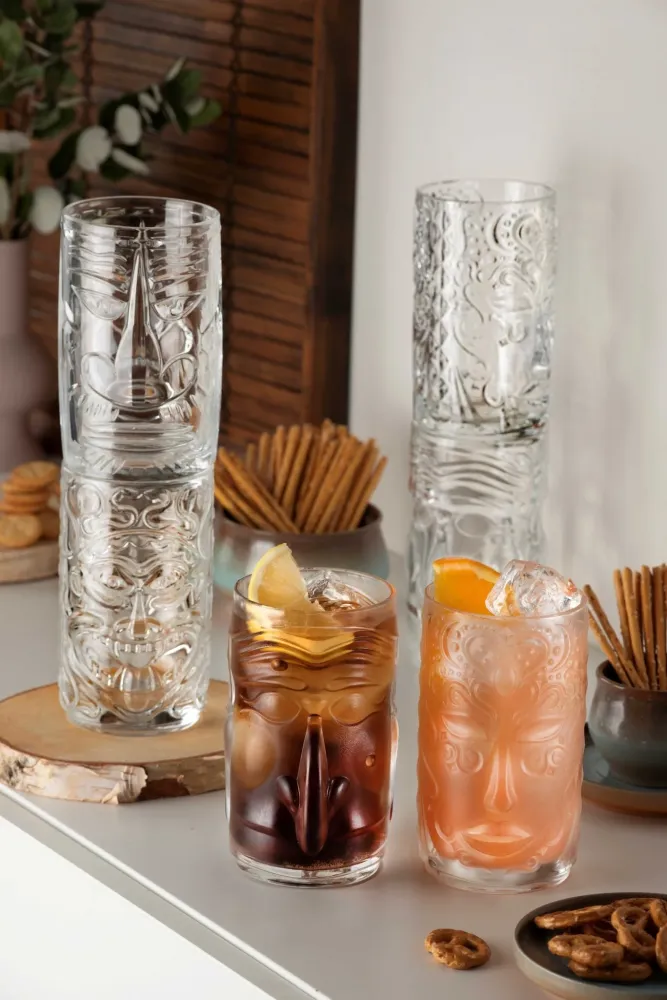 RCR Tiki Cocktailglas Sardinia 45 cl - Doos 4 stuks