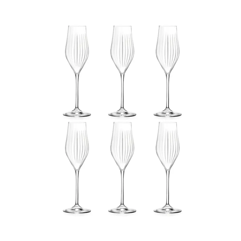 RCR Timeless Champagneflute 23 cl - Doos 6 stuks