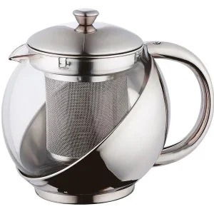 Renberg Theepot Met Filter - 0.75 Liter - Roestvrijstaal
