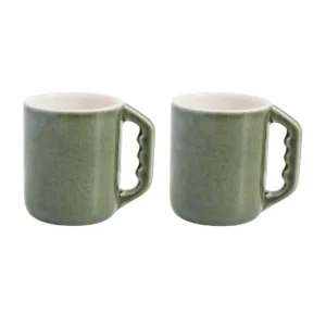 Return to Sender Espresso kopjes - Groen - Set van 2