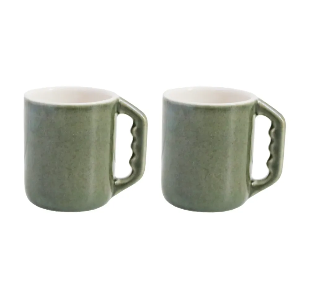 Return to Sender Espresso kopjes - Groen - Set van 2