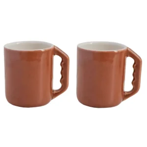 Return to Sender Espresso kopjes - Terracotta - Set van 2