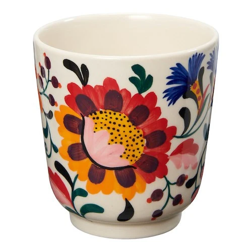 Return to Sender Mok 300 ml Bed Flowers - handgeschilderd