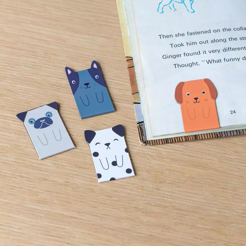 Magnetische boekenleggers hond REX London