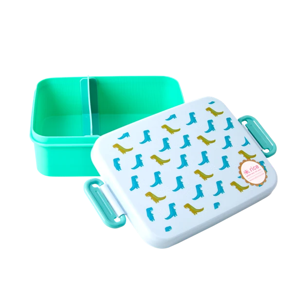 Rice Large Lunchbox Divider Dinosaur Print