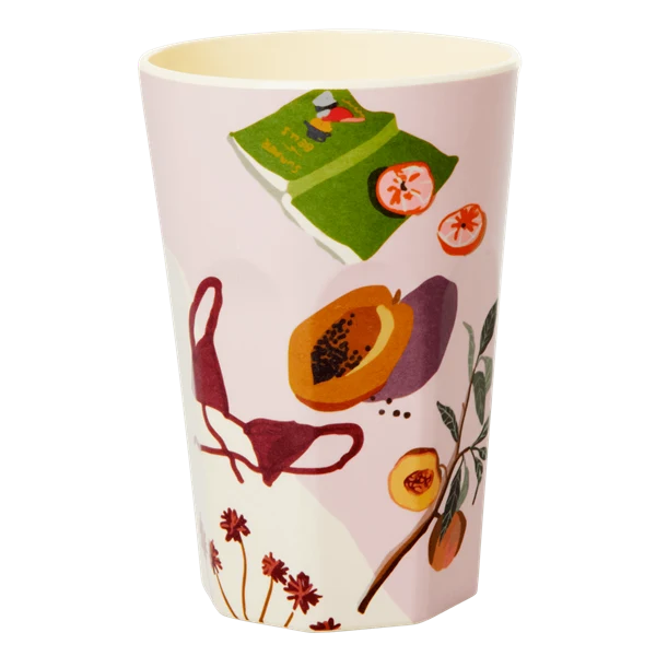 Rice large melamine cup Australian summer print