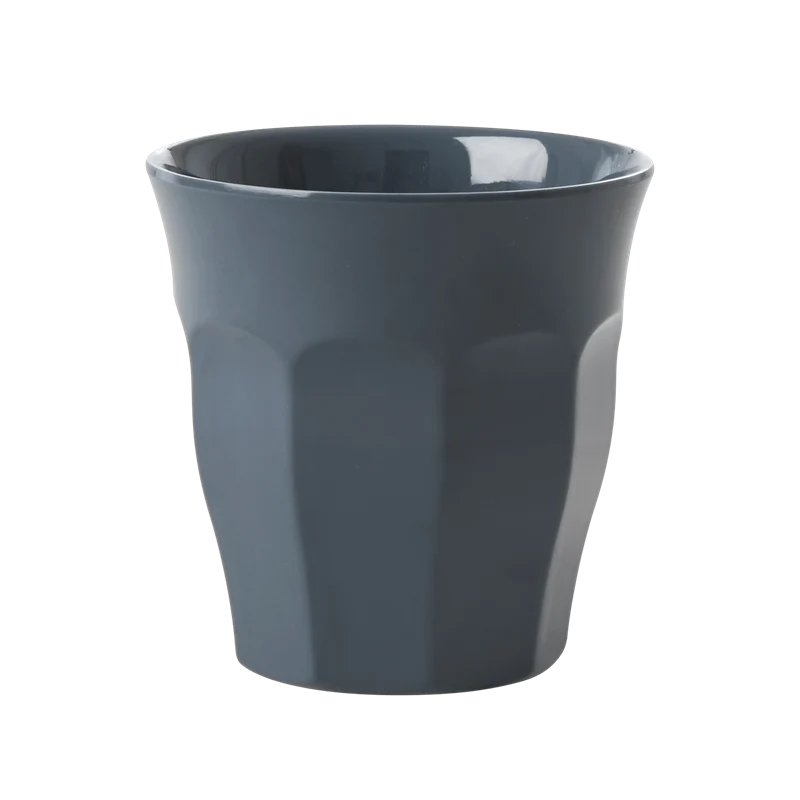 Rice medium melamine cup dark grey