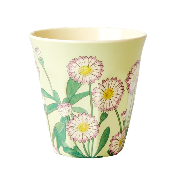 Rice Melamine Cup Daisy Print