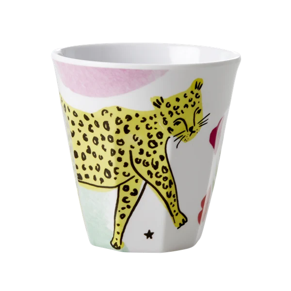 Rice Melamine Cup Leopard Print