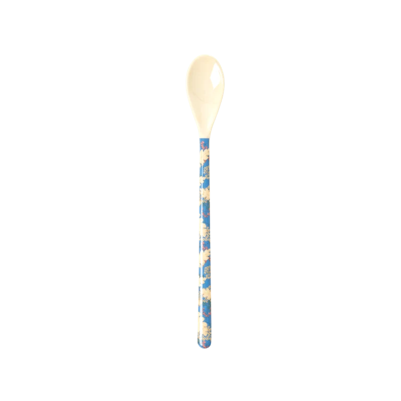Rice melamine latte spoon 6 assorted colours 1