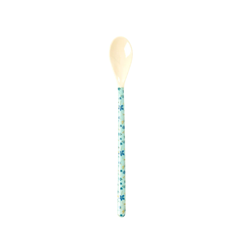 Rice melamine latte spoon 6 assorted colours 1