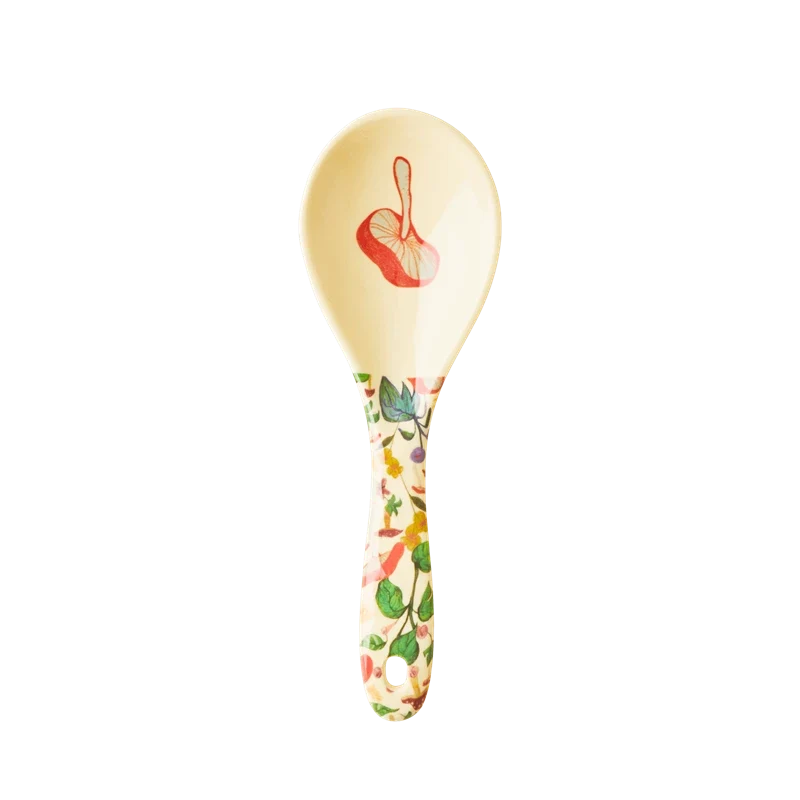 Rice melamine salad spoon 3 assorted colors