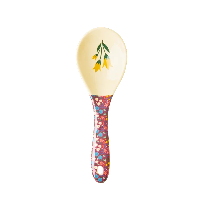 Rice melamine salad spoon 3 assorted colors